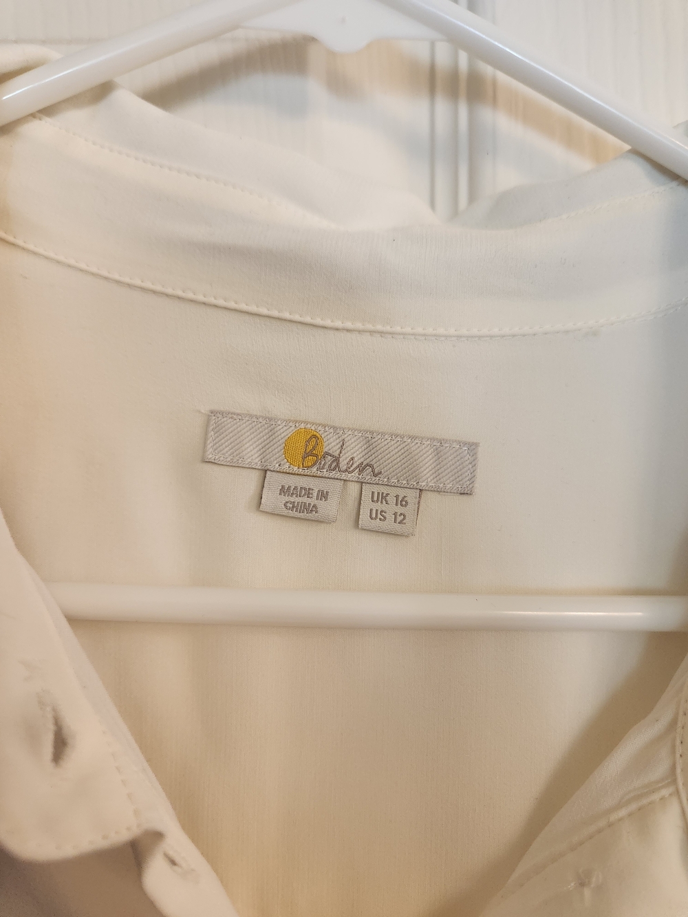 Boden Ivory Blouse with Black Bow Tie - Picture 5 of 7